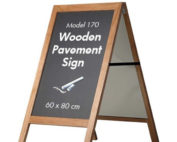 Wooden Pavement Sign 60x80cm
